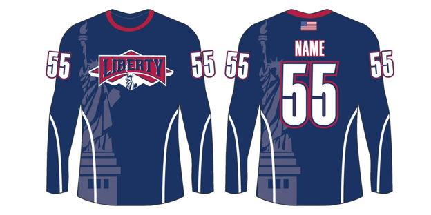 Picture of LIBERTY  CUSTOM SUBLIMATED LONG SLEEVE SHIRT